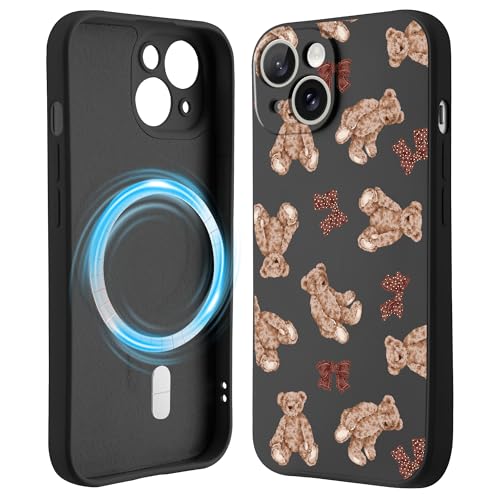 Coque ours en peluche pour iPhone 14 étui magnétique idéal pour votre quotidien
