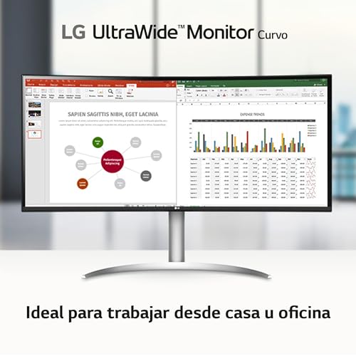 LG 40WP95CP-W - Monitor UltraWide, 40", Panel Nano IPS, 5120x2160, 21:9, 72Hz, USB‑C/Thunderbolt 4/HDMI/DP, HDR10, FreeSync, Blanco