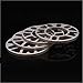 AotoKoop 10mm Wheel Spacers, for PCD 4x100 4x108 4x100 5x100 5x108 5x110 5x112 5x114.3 5x115 5x120 5x4.5 5x4.75 4 Lug and 5 Lug Wheels Rims Vehicle, Thickness 3/8 inch Wheel Spacer Universal
