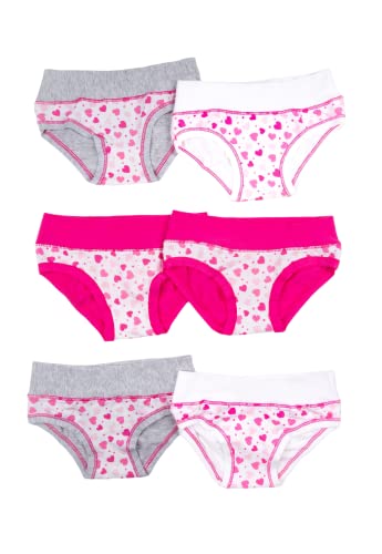 Intimo In Cotone Morbido Per Bambine, Confezione Da 10 Slip, Taglie 2-13 Anni, Multicolore, Traspirante E Resistente