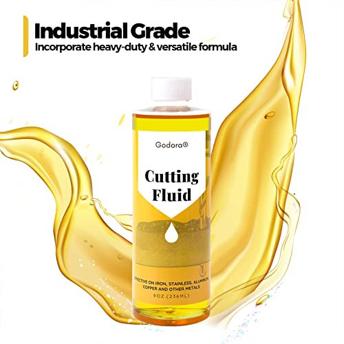 Godora CUT-306 8 Oz Industrial Pro Cutting Oil | Premium Cutting Fluid For Drilling, Tapping, Milling | Cutting Oil For Drilling Metal Such As Iron, Stainless Steel thumb #1