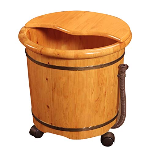 Barril de madera grande para spa de pies 36 cm