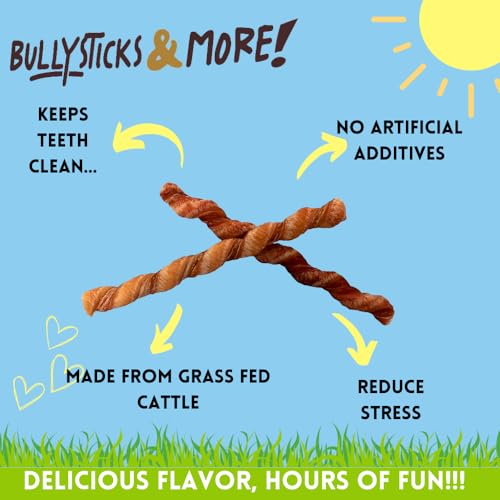 Image of BULLYSTICKS & MORE - Bully Stick Twists 6 inch - 16 Count