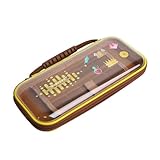 for Transparent Shell Storage Bag Fit for OLED Console Travel Handheld Portable Carrying Case with Card Slot Game