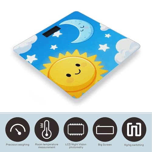 Báscula Digital de Baño BTCOWZRV Precisa y Estable miniatura 3