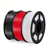 ➽【Tangle Free& No Plugging】 Better flow of SUNLU no plugging premium 1.75mm PETG filament. It has consistent diameter & roundness, less stringing and warping, strong layer adhesion. Article-free and impurity-free.