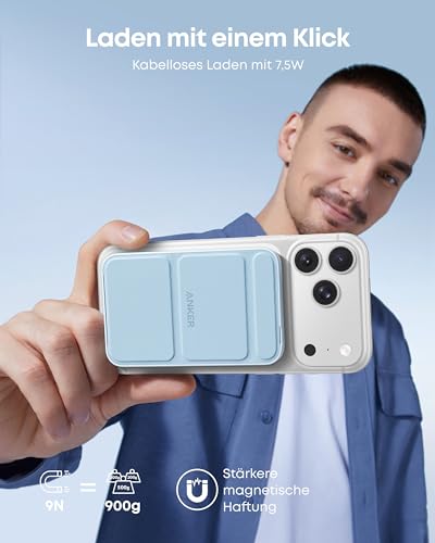 Anker 622 MagGo magnetische kabellose Powerbank 5000mAh mit USB-C – Ansicht 2