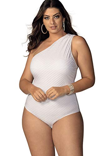 Body Um Ombro Só DeMillus 298026 Branco Tamanho:42