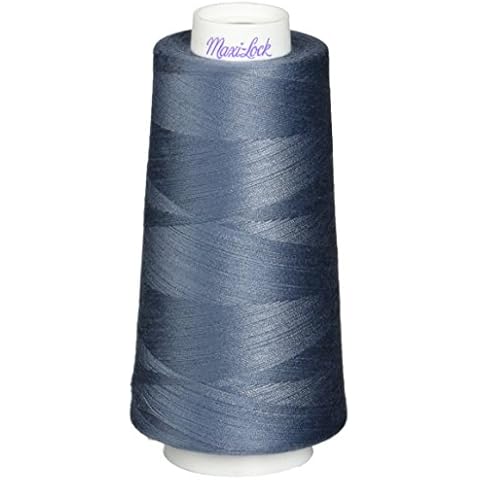 American & Efird Maxi-Lock Cone, 3000-Yard, Miniature Blue Thread, 9000 Foot, 4.75 x 2.25 x 2.25 Cover