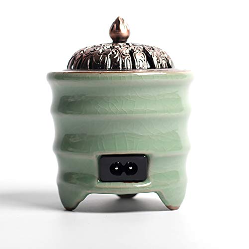 Ceramic Incense Burner Quemador de Incienso de cerámica eléctrico, Tiempo de Quemador...