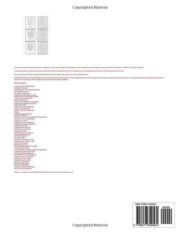 Hallmark Movie Lovers Word Search Puzzles: Christmas Edition Volume 5 image 3