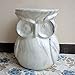 UUU Nuovo Gufo Cinese Imitazione in Marmo Ceramico Sgabello Sgabello Decorazione in Porcellana Molo Rotondo Sgabello Sedia A Molo (45x35 Cm)