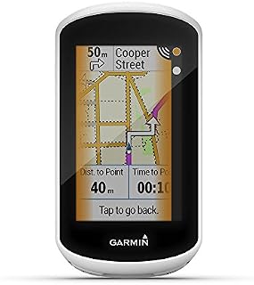 Garmin Edge Explore Touchscreen Touring Bike Computer with Connected Features, White