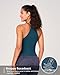 BAMBOO COOL Women's Seamless Tank Top Moisture-Wicking Workout Ribbed Camisoles U-Neck Camis 3-Pack