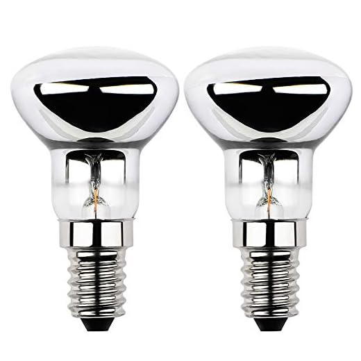 GLOWANTS 2 x Lavalampe Glühbirne R39 E14 30W 230v, Glühbirne Lavalampe Dimmbar Warmweiß 2600K.