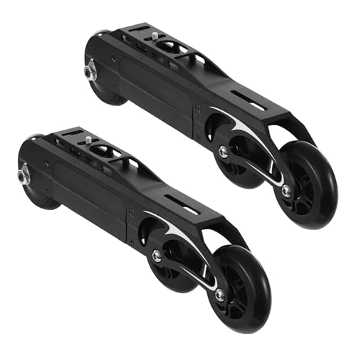 Electric Skateboard Wheel, Elektrisches Inline Skate Chassis mit Fernsteuerung, 3 Geschwindigkeiten Einstellbar, Max. 80kg, Elektrisches Rollschuh-Kit