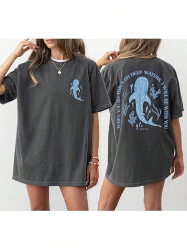 Image of Jawdrobe Women's Graphic Printed T-Shirt Soft Cotton Blend Tee for Everyday Style | Oversized Fit Half Sleeve Printed Round Neck T-Shirt for Women