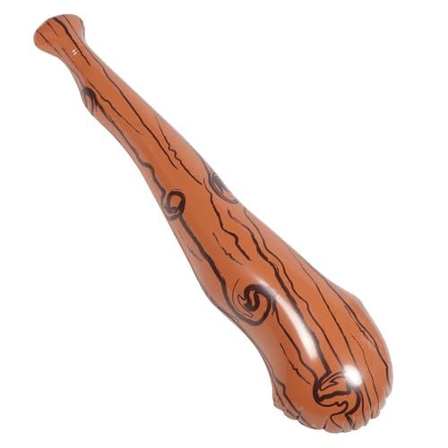 Milisten Inflatable Fake Wood Baseball Bat PVC Sports Party Decoration Fun Cheering Stick Creative Inflatable for Birthday Celebrations Cheer Events