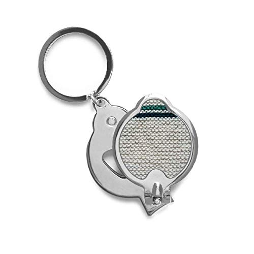 Coupe-ongles tissu lin tricot gris au fini élégant