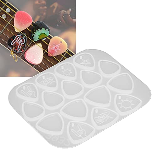 Qcwwy Médiators de Guitare Bricolage, Médiator de Guitare en Celluloïd Polyvalent Réutilisable de Moule en Silicone… - Les Beatles, Paul McCartney, John Lennon, RIngo Starr, George Harrison Qcwwy Médiators de Guitare Bricolage, Médiator de Guitare en Celluloïd Polyvalent Réutilisable de Moule en Silicone… – Image 4