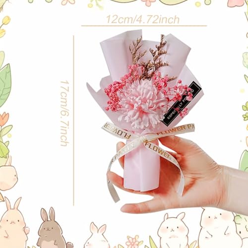 6 ramos pequeños de flores secas naturales para manualidades miniatura 2