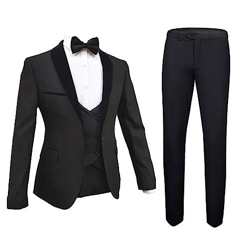 Costume trois pièces homme velours pour corriger la silhouette en mariage