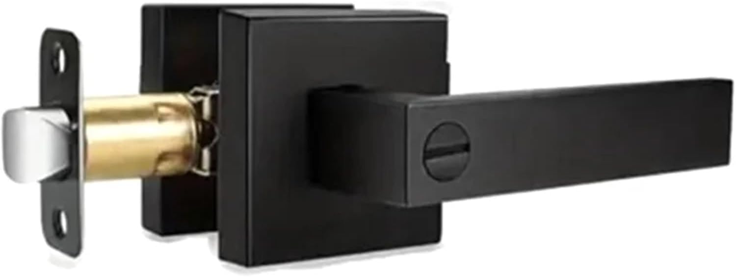 B97A-Door Lever, Keyless Interior Door Knobs, Privacy Door Lever Locksets for Bedroom Bathroom, Modern Door Handles