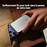 Xiaomi Ultrathin Magnetic Power Bank 5000mAh 15W MagSafe Compatible Power Bank for iPhone, Ultra Slim, Lightweight, Wireless Charging, for iPhone 17/16/15/14/13/12, Glacier Silver - 4