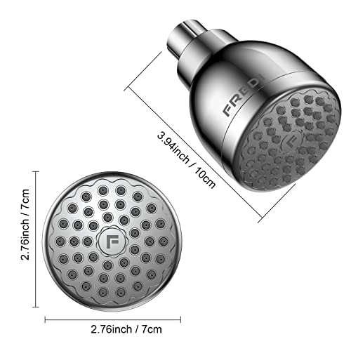 High Pressure Shower Heads, 3 Inches Fixed Showerheads, Wall Mount, Bathroom, Rv Shower Head For Low Flow Showers (2.5 Gpm, Chrome) #TOP4