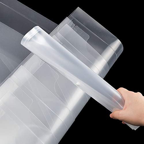 Eoout 12Pcs Plastic Envelopes, Clear Folders, Expandable Gusset And Plastic Waterproof Envelope With Snap Button Closure, Letter Size, A4 Size, For School And Office Suppiles #TOP3