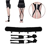 ZJchao Legs Posture Corrector, Unisex O/X-Type Legs Correction Belt Knock Knees Shape Straightening Band Bandage (M)