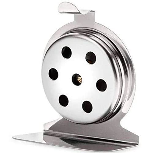 Termômetro Analógico Forno 300° Inox Com Base