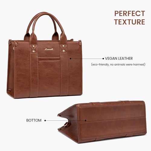 Image of LOVEVOOK Purse for Women Leather Tote Bag Purse and Handbags, Satchel Shoulder Crossbody Top Handle Bags with Zipper
