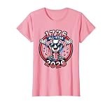 1776–2026 All-Star Patriotic Baseball Design T-Shirt, Women, Pink, Large