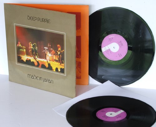 DEEP PURPLE made in Japan DOUBLE ALBUM SET. Matrix reads, 'THE WASP and PECKLE' First UK pressing 1972 Purple