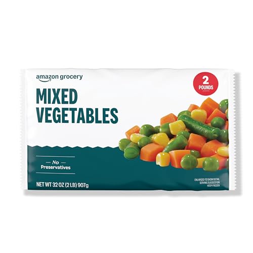 Amazon Grocery, Mixed Vegetables, Frozen, 32 Oz