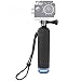 Homeet Poignée Flottant Etanche Action Caméra Grip Pôle Handle Anti-Glissant Selfie Stick à Plonger pour Sport Caméras, 【BLEU】