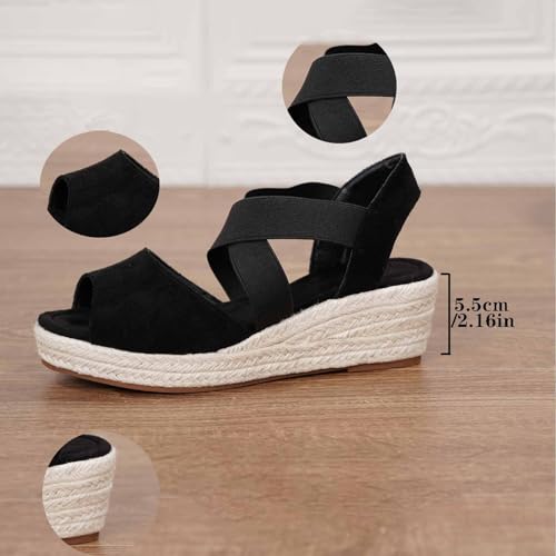 Sandales compensées espadrilles légères pour vos vacances et sorties plage