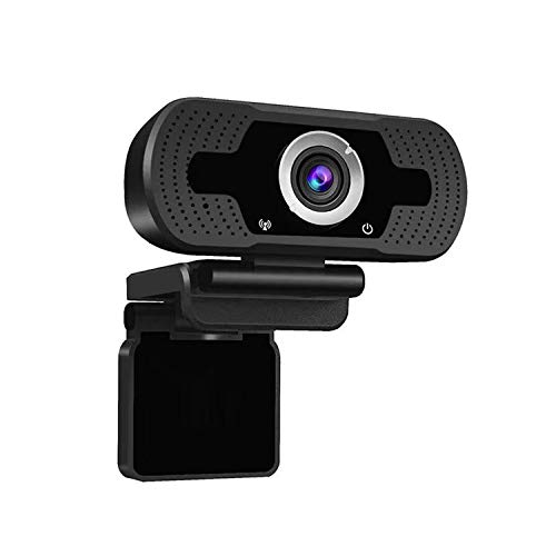 H+Y - Webcam 1080P HD, webcam con micrófono, webcam para ordenador con streaming de vídeo con ángulo de visión amplio de 100 grados, USB Webcam para videoconferencias