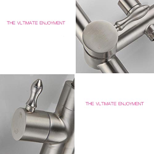 Robinet de cuisine en acier inoxydable 304 anti-rouille pour évier - 4