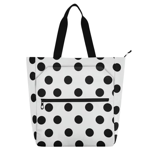 Bolsa para libros de arte y playa con cremallera, ideal para universidad y compras