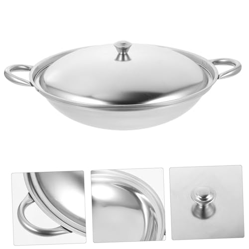 Olla Wok de Acero Inoxidable ULTECHNOVO con Tapa Versátil miniatura 4