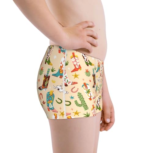 Boys' Cotton Boxer Brief Soft Underwear-Groovy American Western Footwear2
