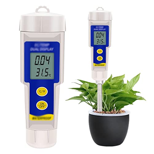 Testeur de conductivité et température du sol CE 2 en 1 de 0 à 4 ms/cm - 2