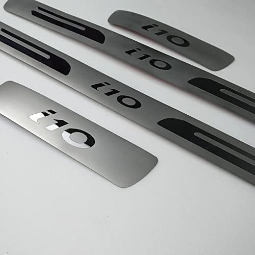 ERTG 4 Pezzi Auto Acciaio Inox Battitacco, per