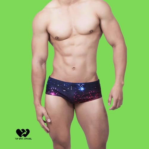 Men's Disco Ball Swim Trunks2