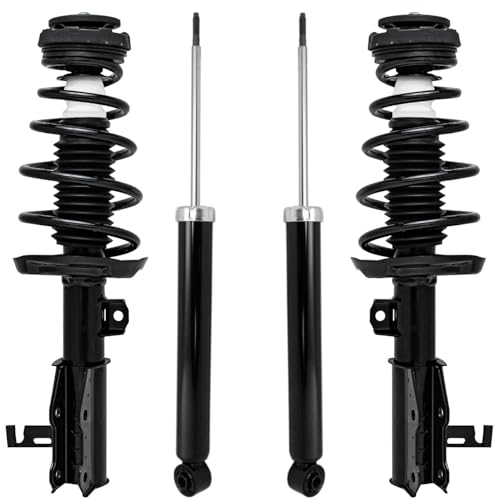 Image of Detroit Axle - Front Struts w /Coil Springs Rear Shock Absorbers Replacement for 2011-2016 Buick Regal - 4pc Set