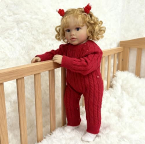 Lonian Real Reborn Babies Dolls 26C`65 cm Lifelike Toddler Girls_炩z{fBƒuh̔ƗmANZT[