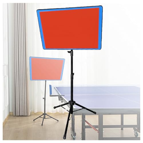 XLTFUC Table Tennis Rebound Board with Stand,Foldable Table Tennis Return Board,Return Board Training Device,Angle Adjustable,Suitable for Home Gyms SND Schools