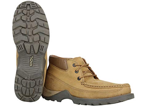 Image of Woodland Men's Leather Trecking and Hiking Boots